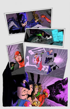 Justice League By Robson Inks By Curiel By Ulisesc