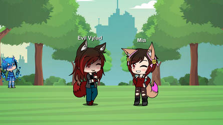 Evil Vylad and Mia (Gacha Version)