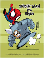 Chibi Spidey VS Rhino