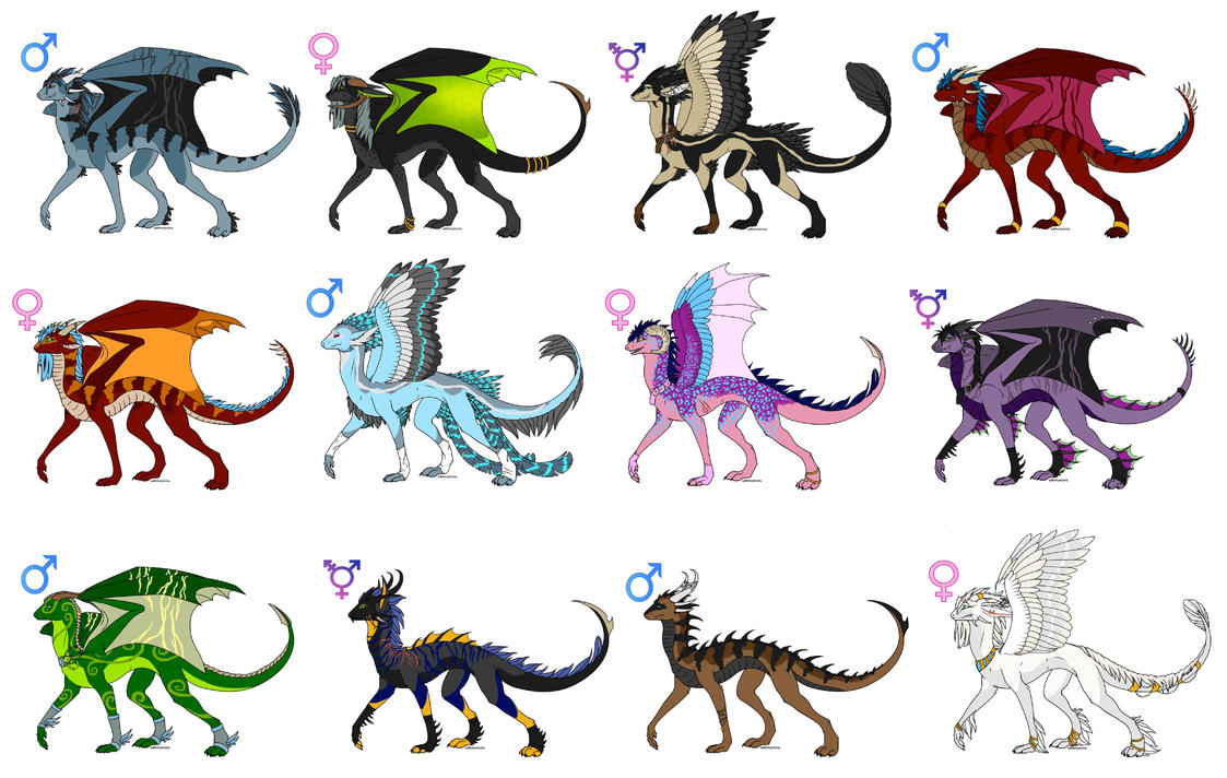 Какого дракона по цвету 2024. Типы драконов. Драконы разных видов. Драконы классификация. Виды драконов названия.