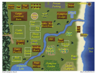 South Hampton Ranch Map