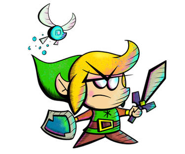 Angry Chibs Link (The Legend of Zelda)