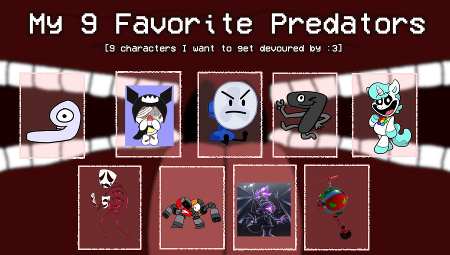 My Favorite Preds Update By Elcho Da Artist On Deviantart My Favorite Preds Update By Elcho Da Artist On Deviantart