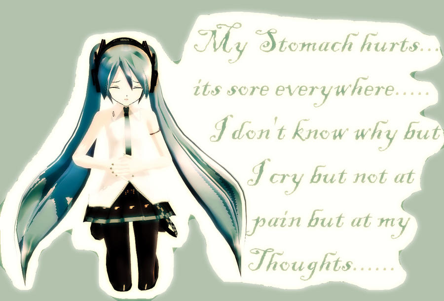 Mmd Stomach Rumbling MMD My Stomach Hurts by Ilovedrawin on DeviantArt