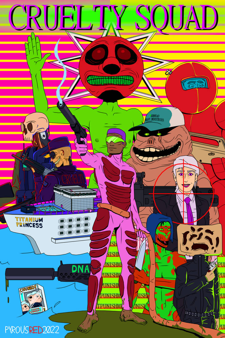 Cruelty Squad Movie Poster by PyrousRed on DeviantArt