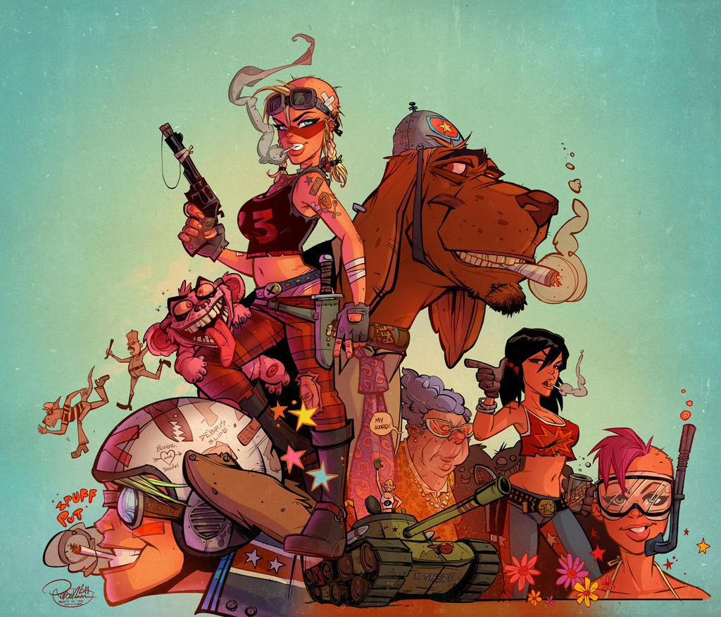 21st Century Tank Girl by blitzcadet