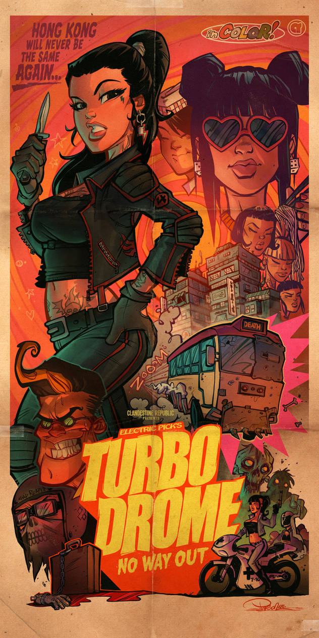 Turbo Drome : No Way Out - International Poster by blitzcadet