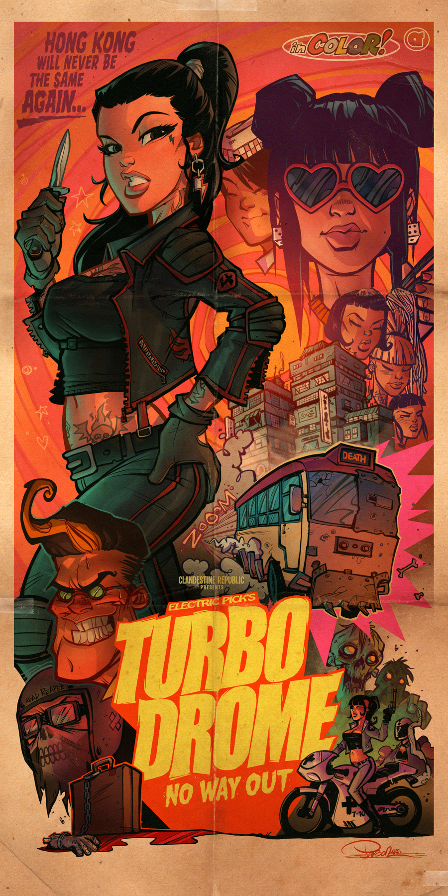 Turbo Drome : No Way Out - International Poster by blitzcadet