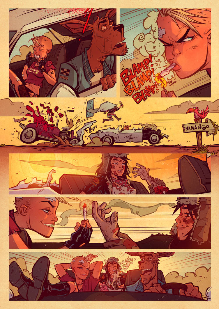 Tank Girl : Nanango '71 Pg.10 by blitzcadet