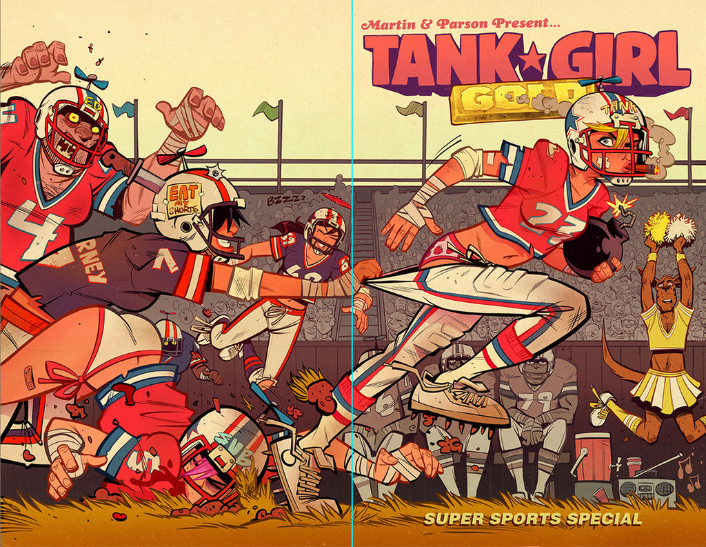 Tank Girl Gold #2 Cover by blitzcadet
