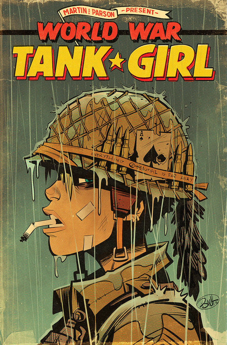 World War Tank Girl #1 Cover by blitzcadet