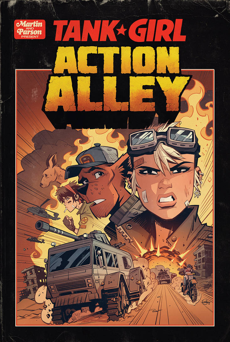 Action Alley #1 Cover A by blitzcadet