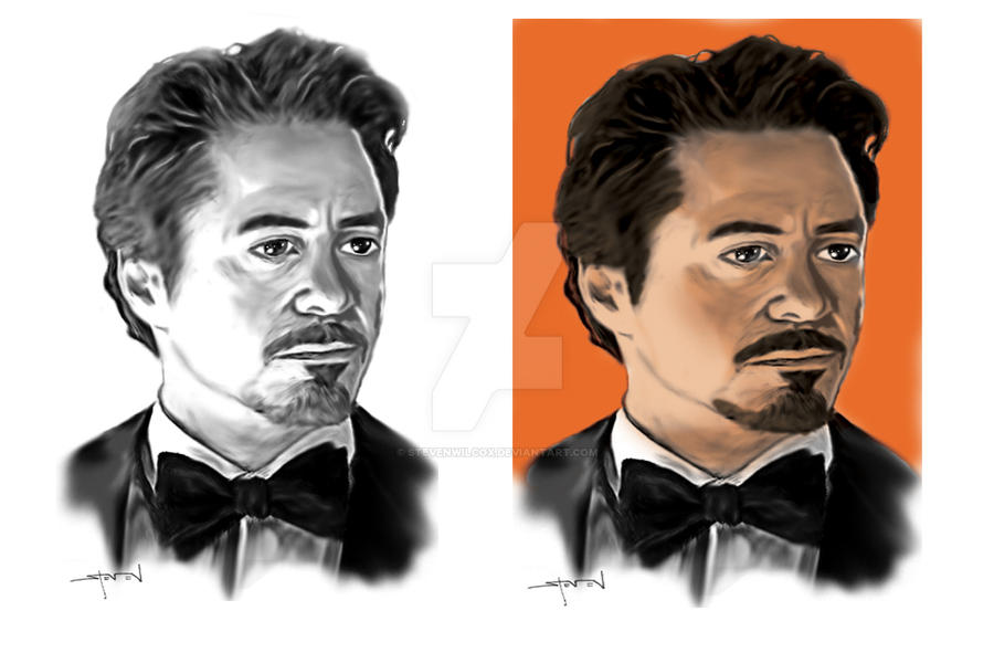 Tony Stark before and after