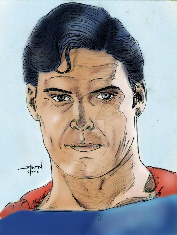 Christopher Reeve in color