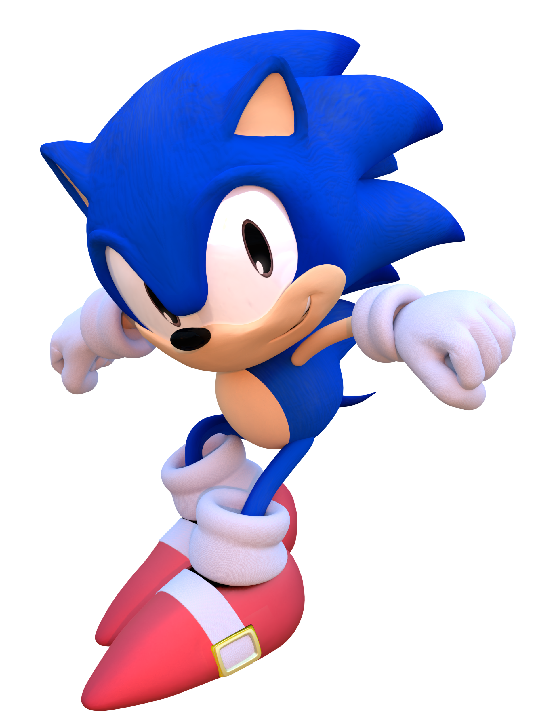 Classic Sonic 4k render by UsagiDood on DeviantArt