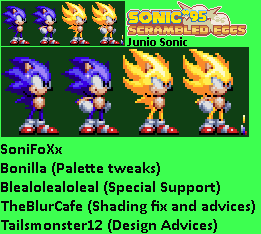 Tyson Hesse Sonic Sprite Pack