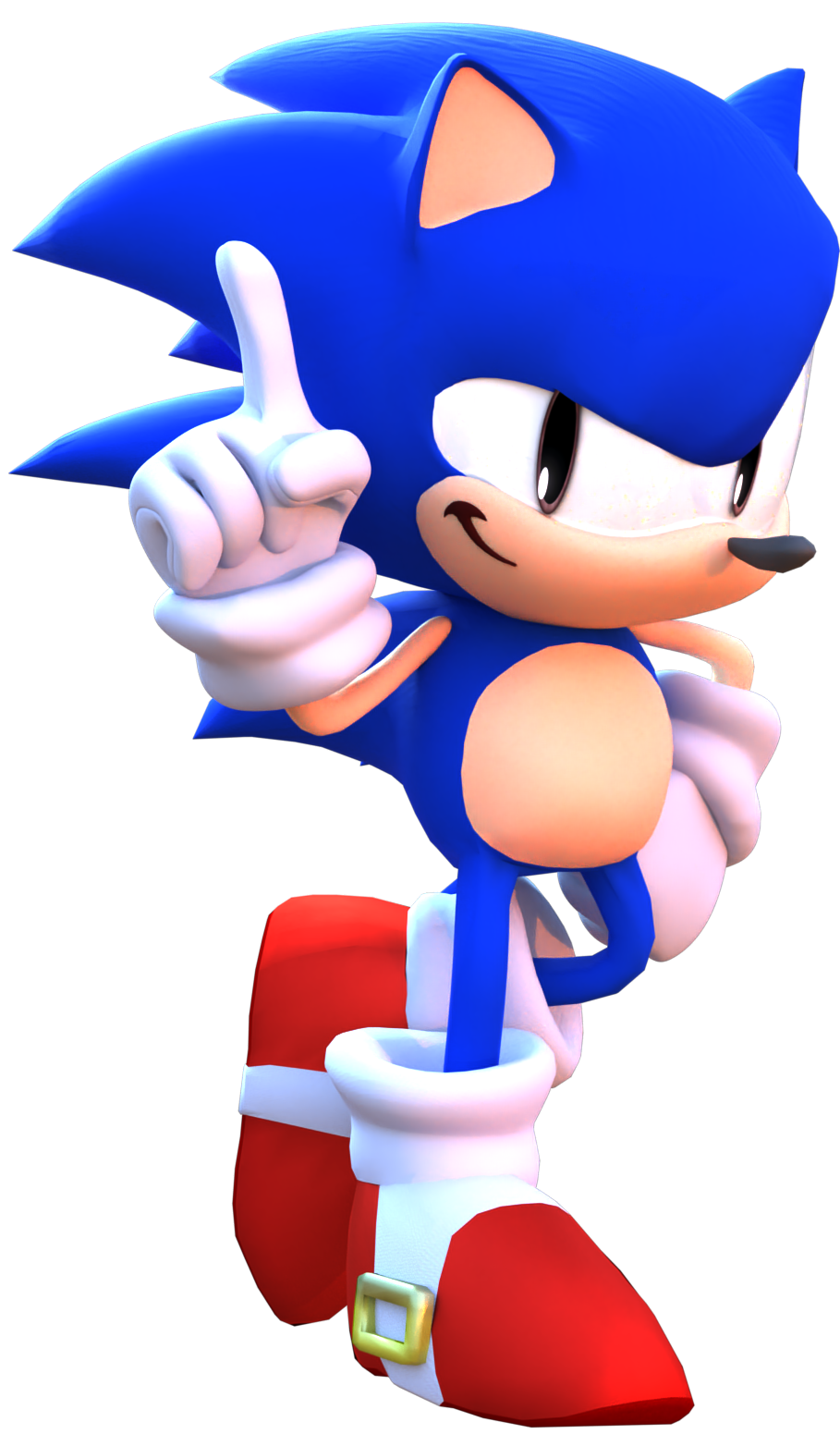 Classic Sonic 4k render by UsagiDood on DeviantArt