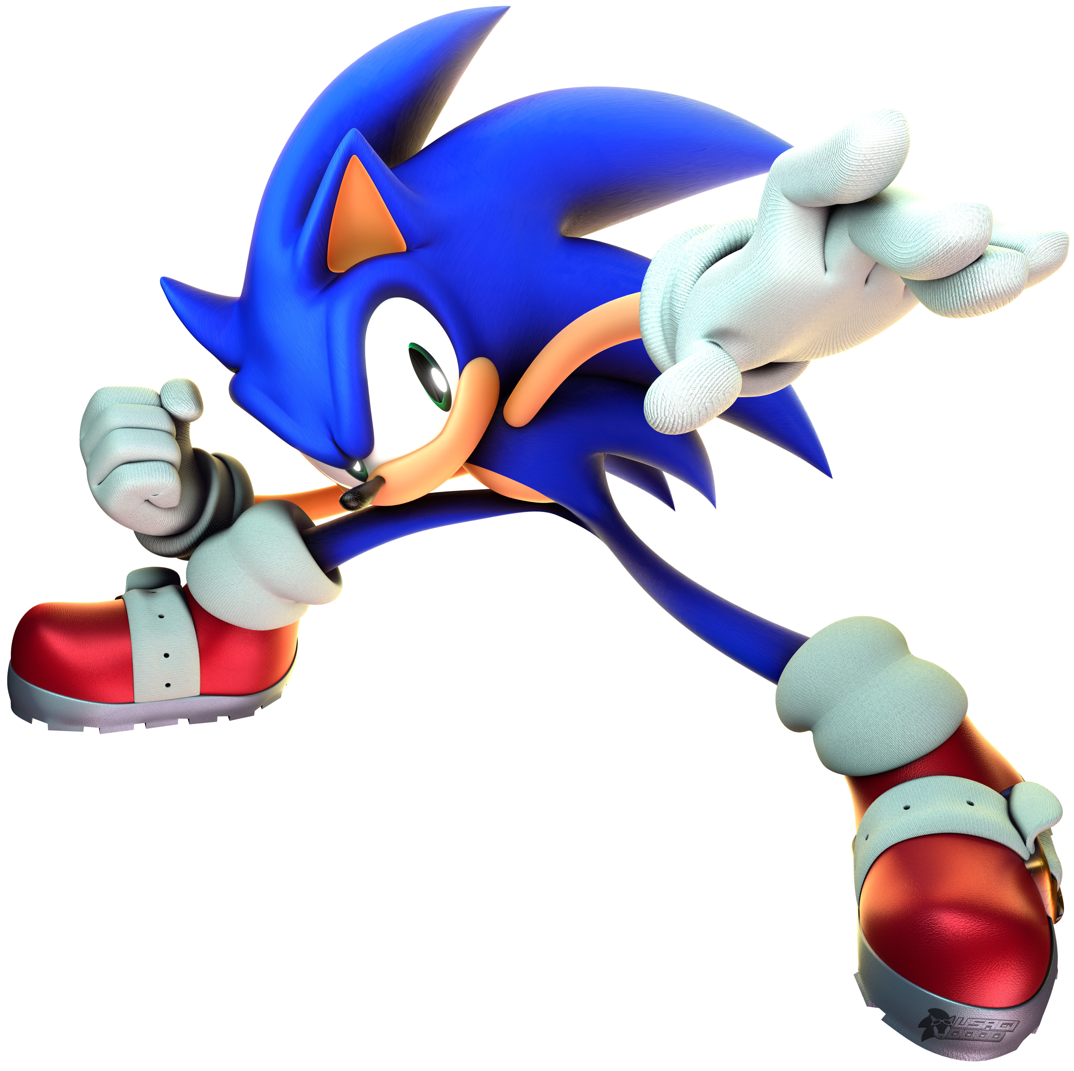 Classic Sonic 4k render by UsagiDood on DeviantArt