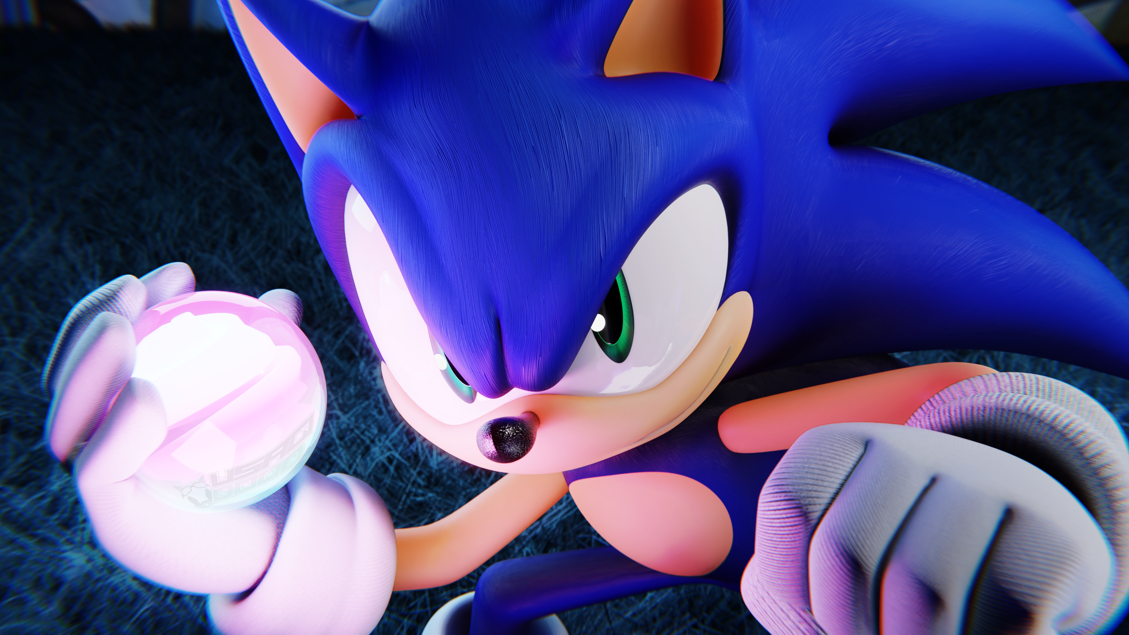 TBSF on X: Here's Another Dark Super Sonic Render!   / X