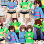 {MMD Undertale} Meeting of Frisks and Charas