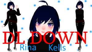 Rina Kells MMD model download DOWN