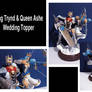 King Trynd and Queen Ashe Wedding Topper