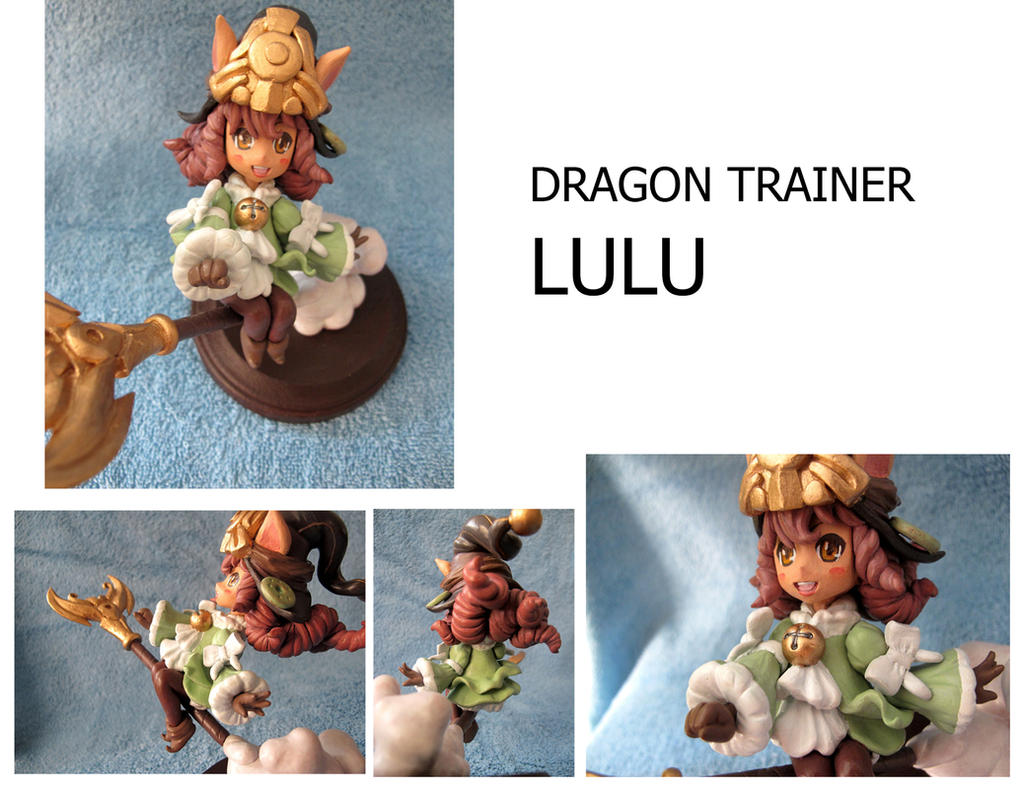 Dragon trainer Lulu figurine.