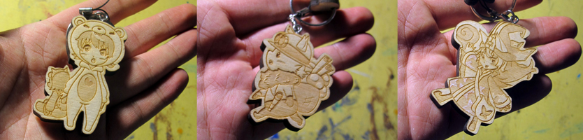 LoL Wooden Charms