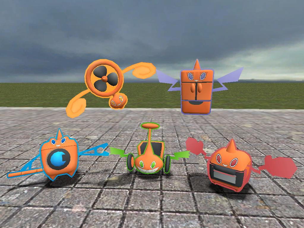 Rotom Formes by SilverSpiritUK on DeviantArt