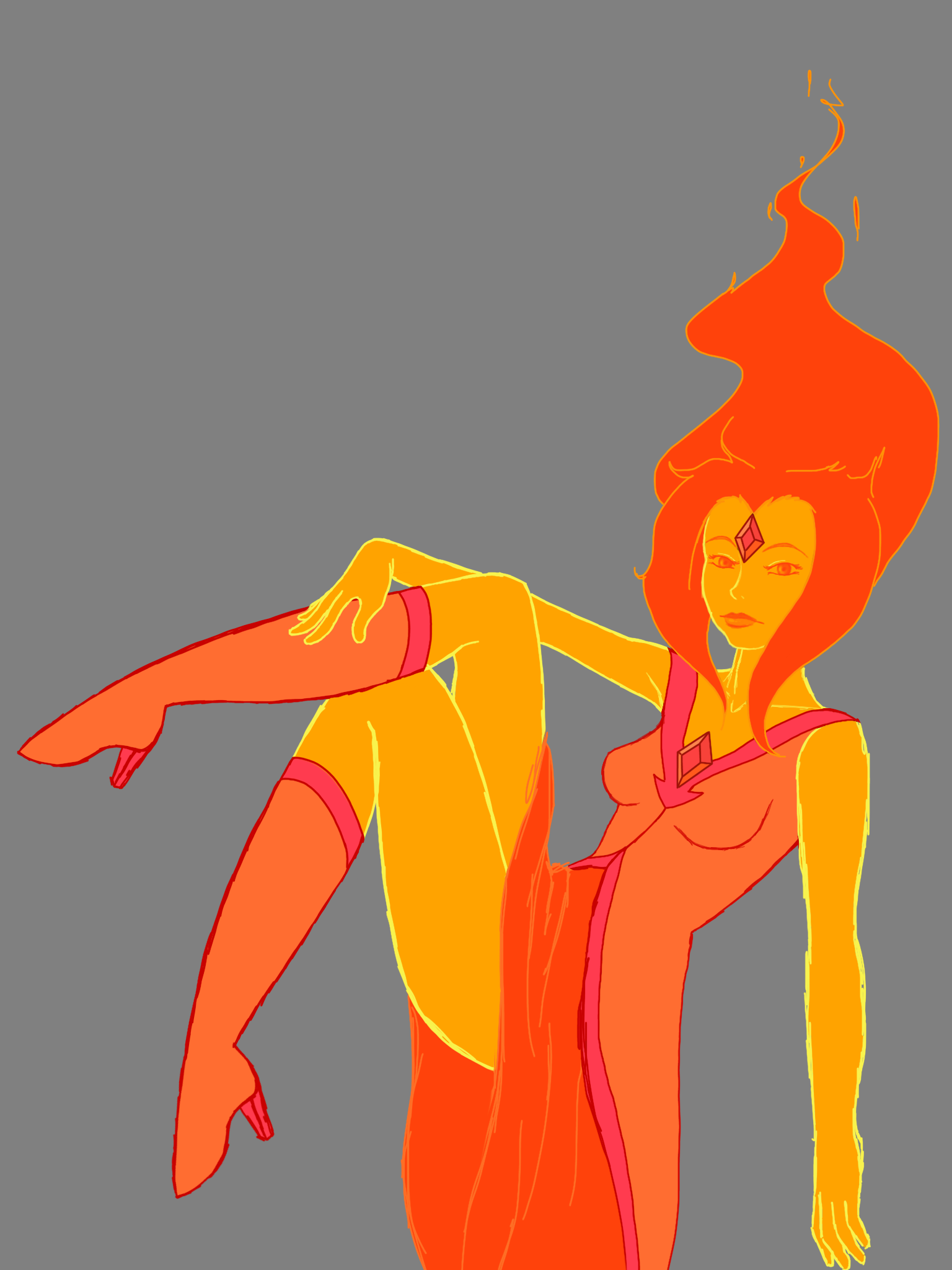 Oh Flame Princess - WIP