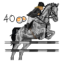 Pixel Horse Greyscale - 40 points