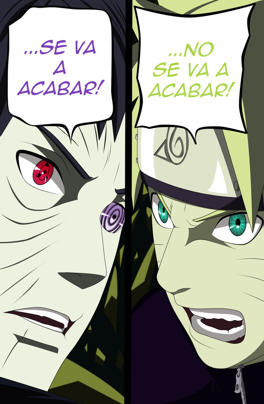 Naruto vs Tobi