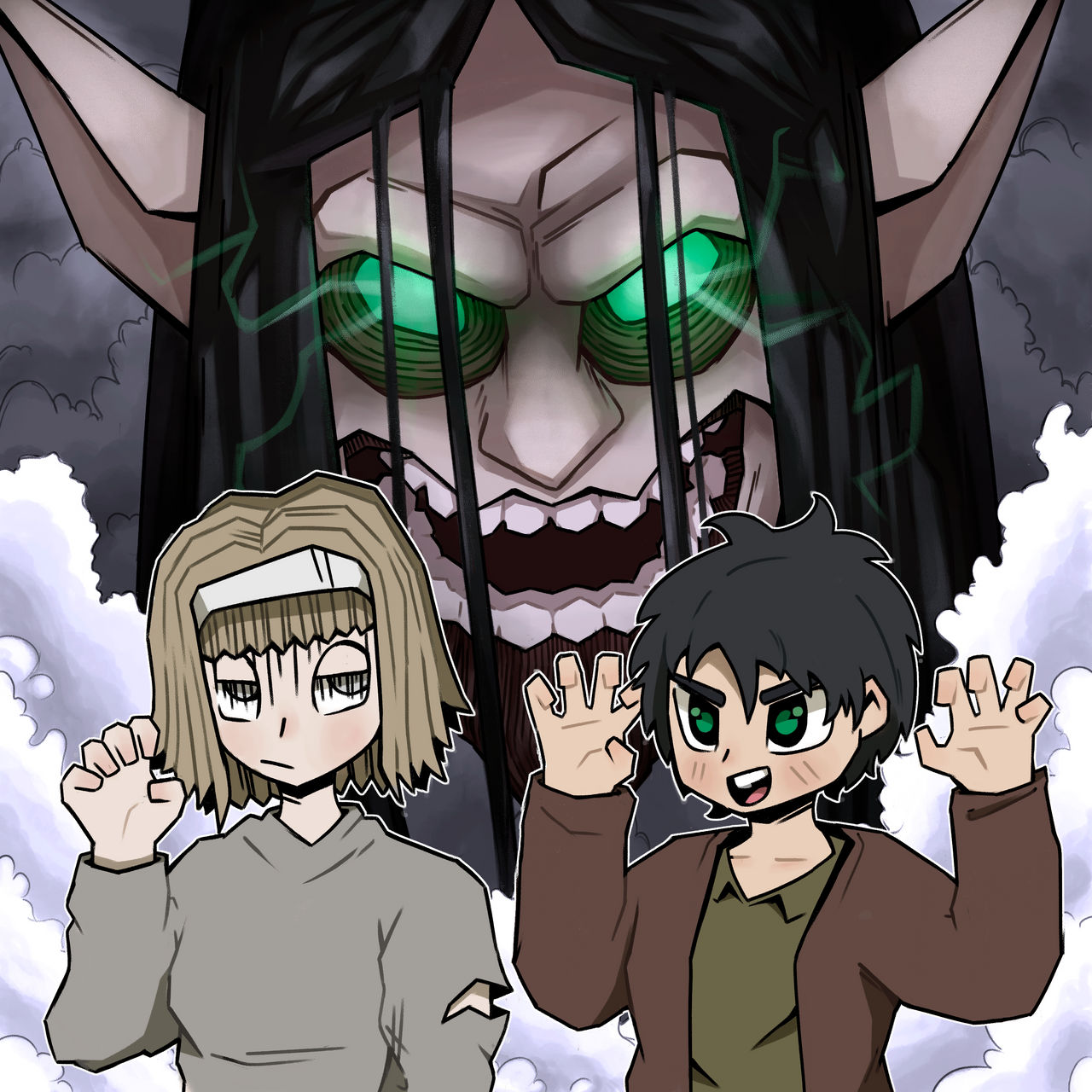 Deviantart Founder Eren Ymir and The Founder Titan by hadentornasol on DeviantArt