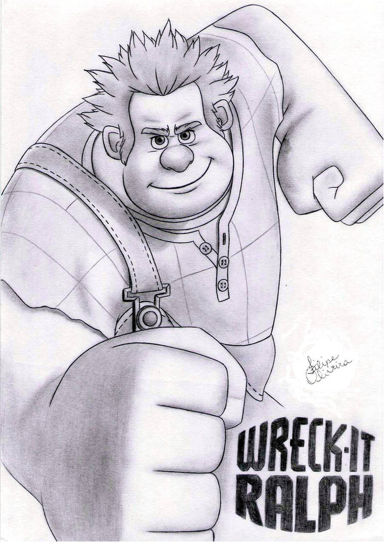 Wreck-it Ralph Disney by filipeoliveira on DeviantArt
