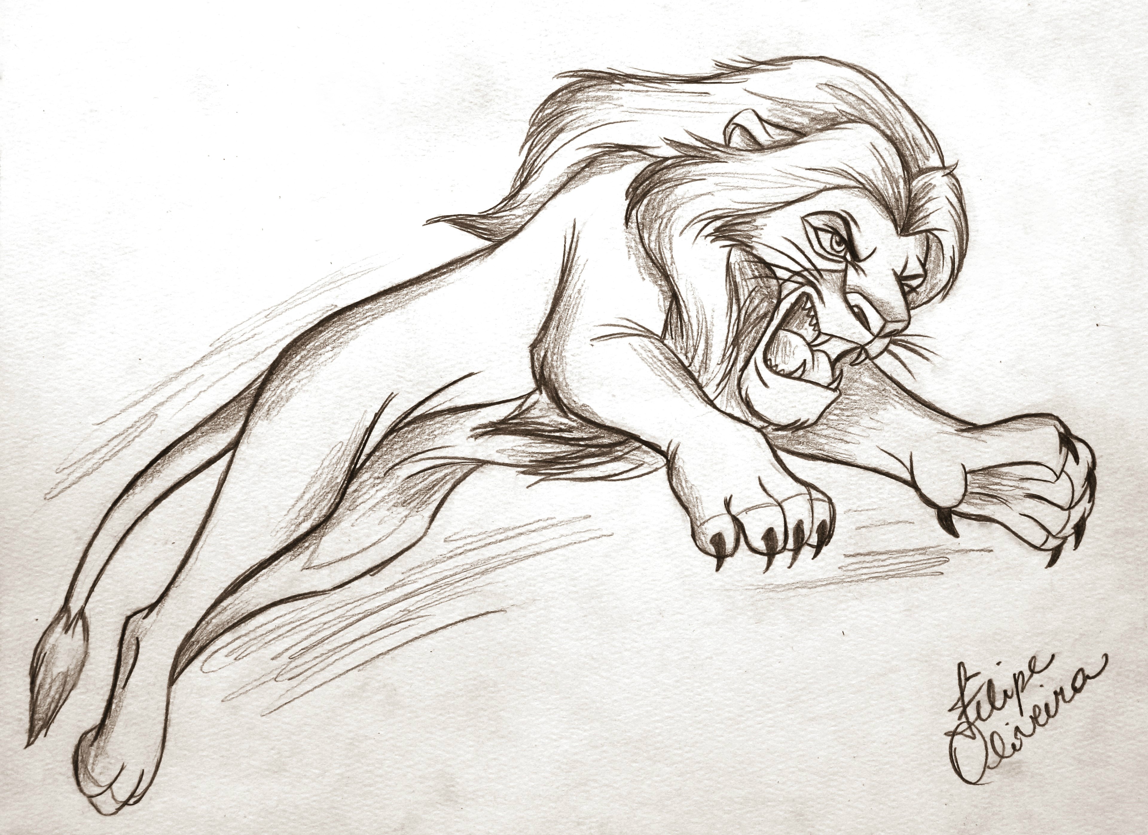 Sketch Disney - Simba
