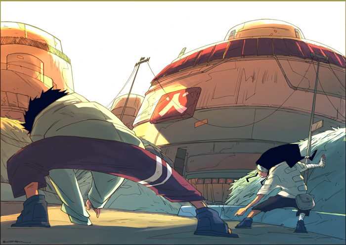 Neji VS Shino ::::