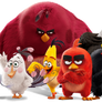 Red, Chuck, Bomb and his flock - Angry Birds Movie