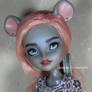 Monster HIGH Mousecedes King repaint OOAK DOLL,