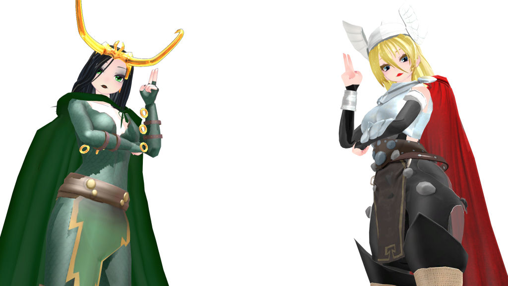 Loki Mmd MMD TDA Loki and TDA Thor Ladys by Entzminger500 on DeviantArt