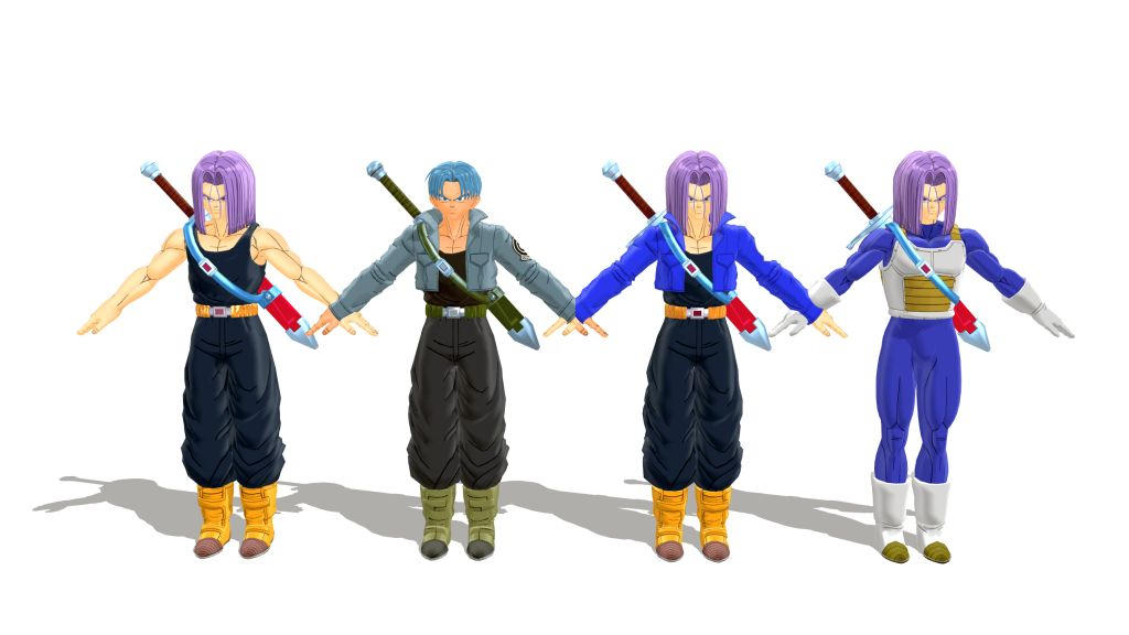 MMD DB Trunks Pack Download by Entzminger500 on DeviantArt