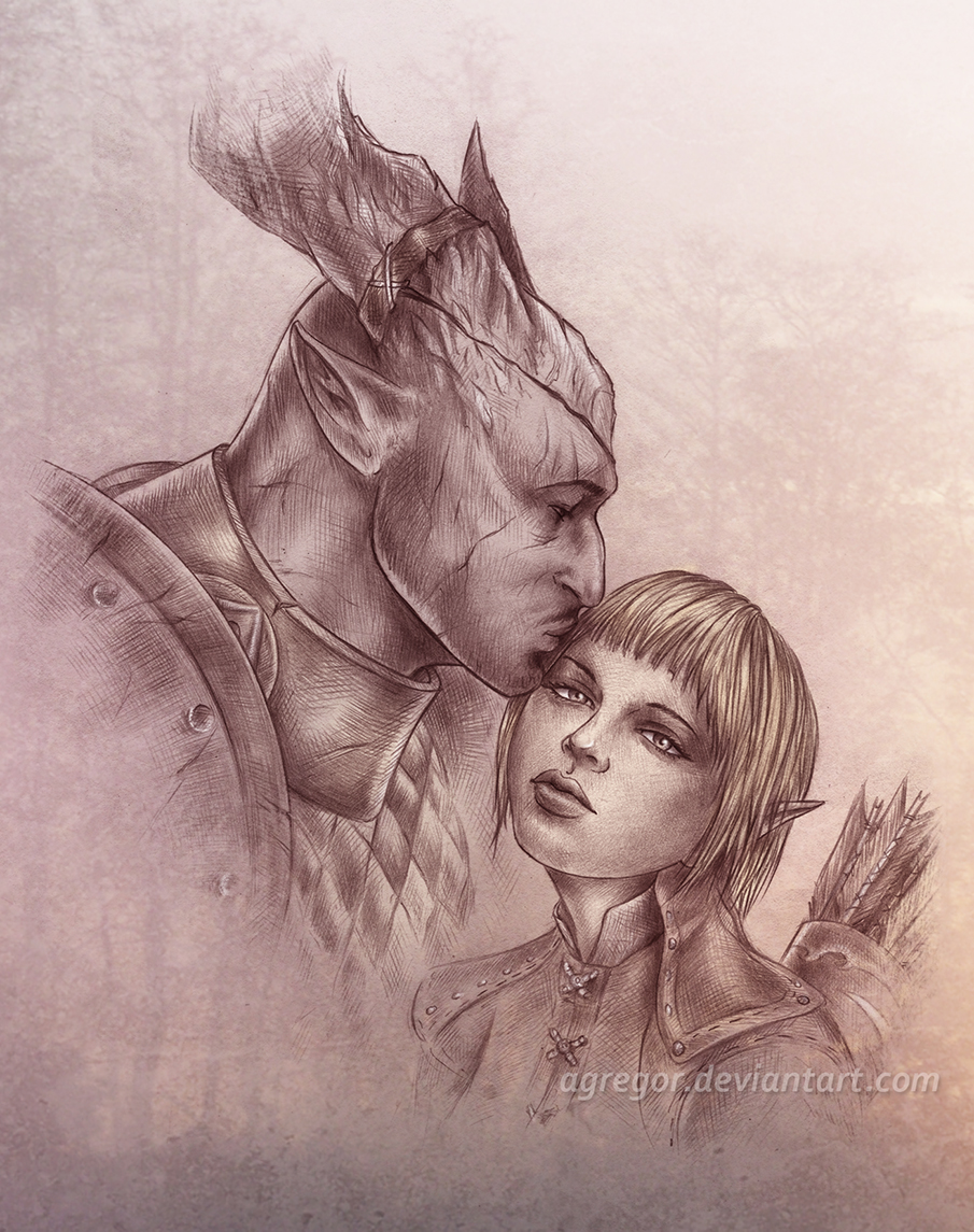 Dragon Age: Inquisition, Friendly kiss