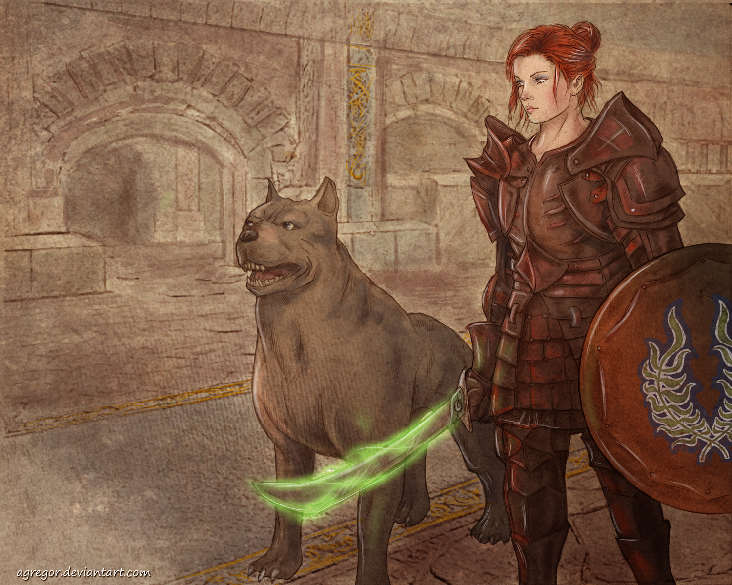 Mahariel and Tabris (Dragon Age: Origins) by Wilvarin-chan on DeviantArt