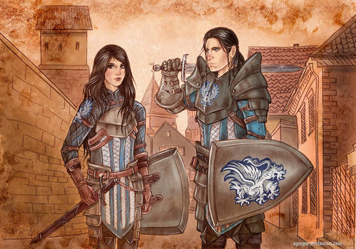 Catheryn and Loghain Grey Wardens