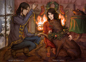 Loghain Mac Tir and Catheryn Cousland Yule