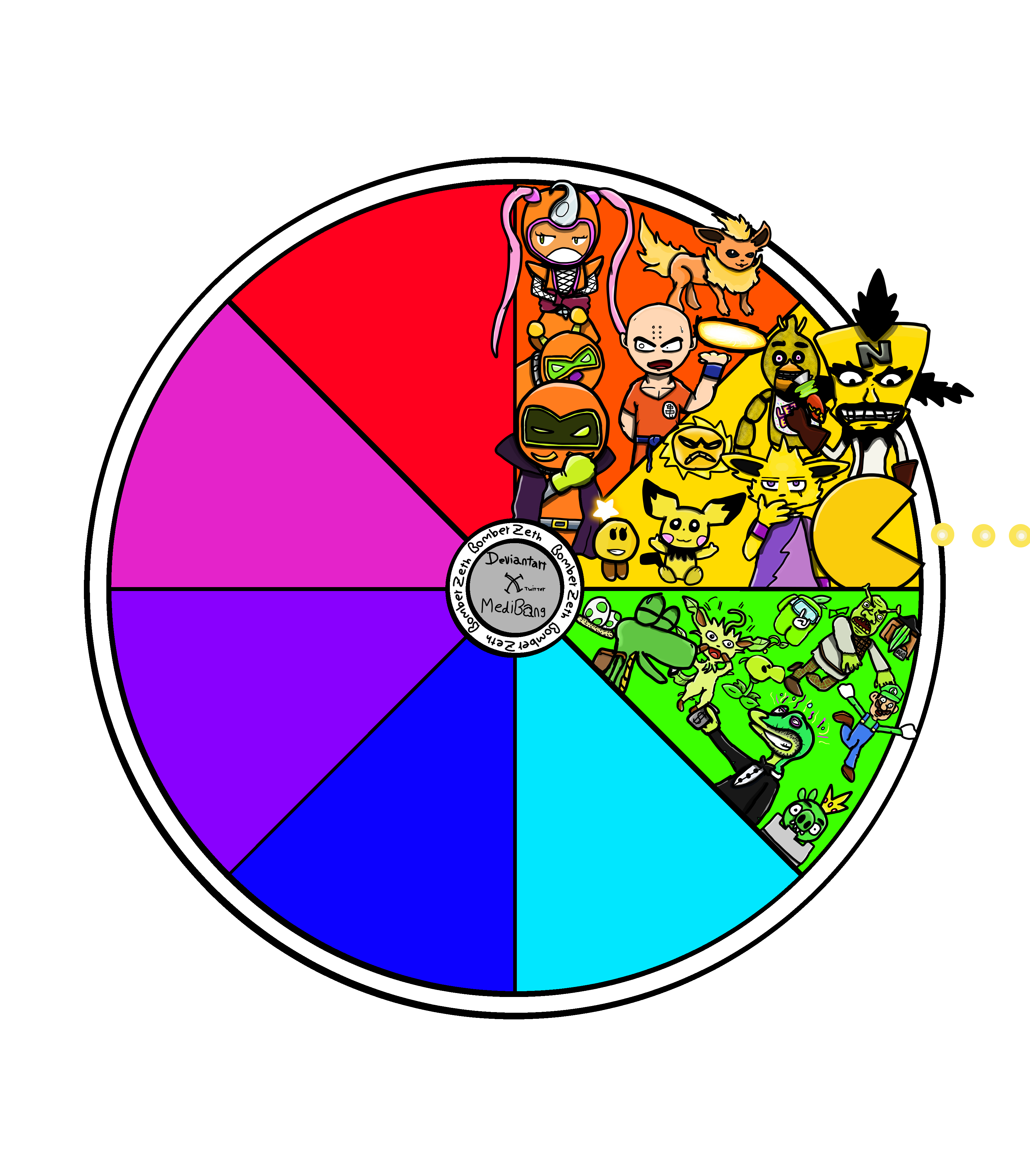 Color Roulettescreen Color wheel roulette |green| by BomberZeth on DeviantArt