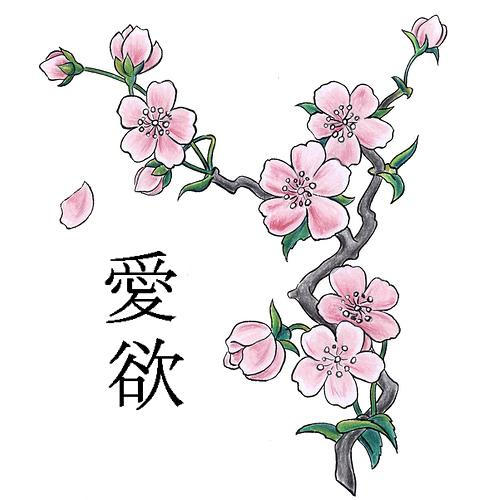 Cherry Blossom Tattoo By TheTempestOfNature On DeviantArt cherry-blossom-tattoo-by-thetempestofnature-on-deviantart