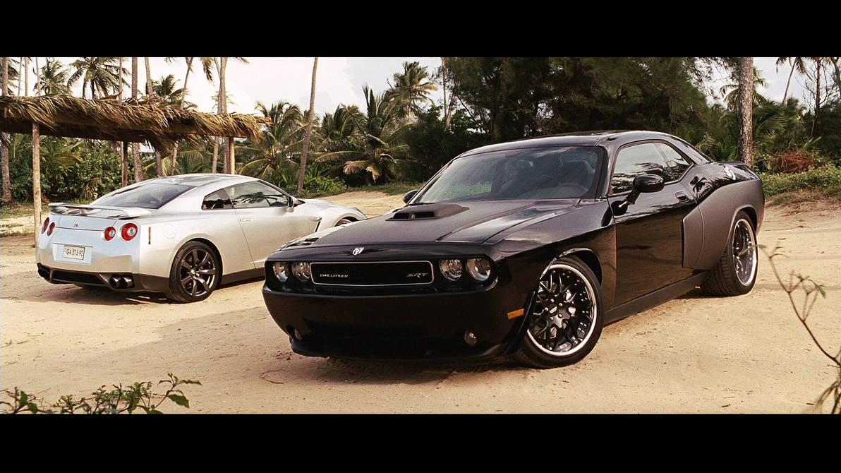 Fast And Furious 5 - Dodge Challenger / Nissan GTR by NewYungGun on ...