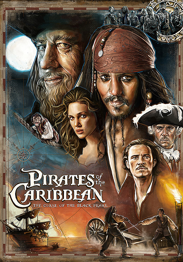 Pirates Of The Caribbean 1 Poster By Newyunggun On Deviantart