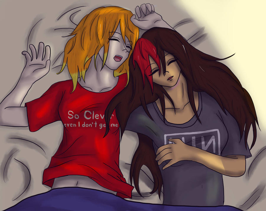 Sleepover by ZK-ZombieKitty