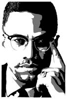 Malcolm x Stencils